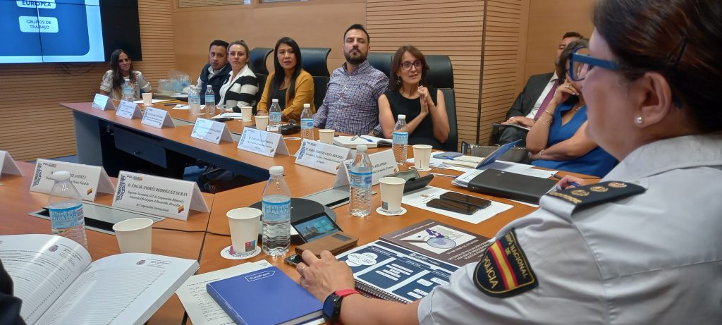 Visita de estudios de delegaciones de Colombia y Ecuador a España en materia de prevención del delito transfronterizo