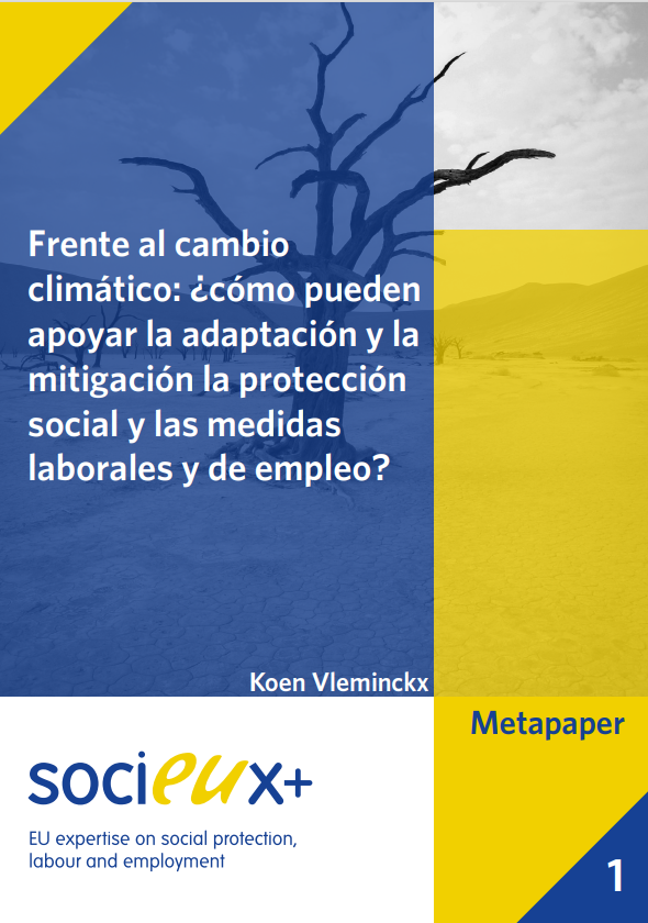 Frente al cambio climático: ¿cómo pueden la protección social y las medidas laborales y de empleo apoyar la adaptación y la mitigación?